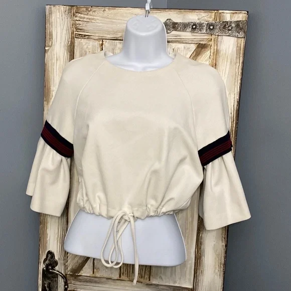 Zara Trafaluc collection crop top with shoe strings to make it tighter - Picture 4 of 13